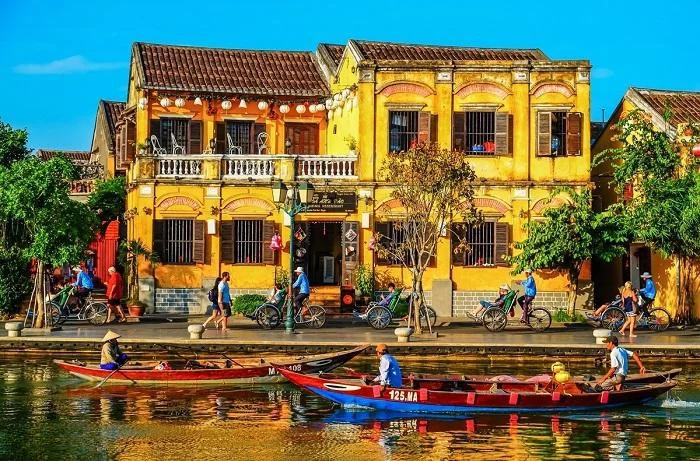 The historic riverside town of Hoi An